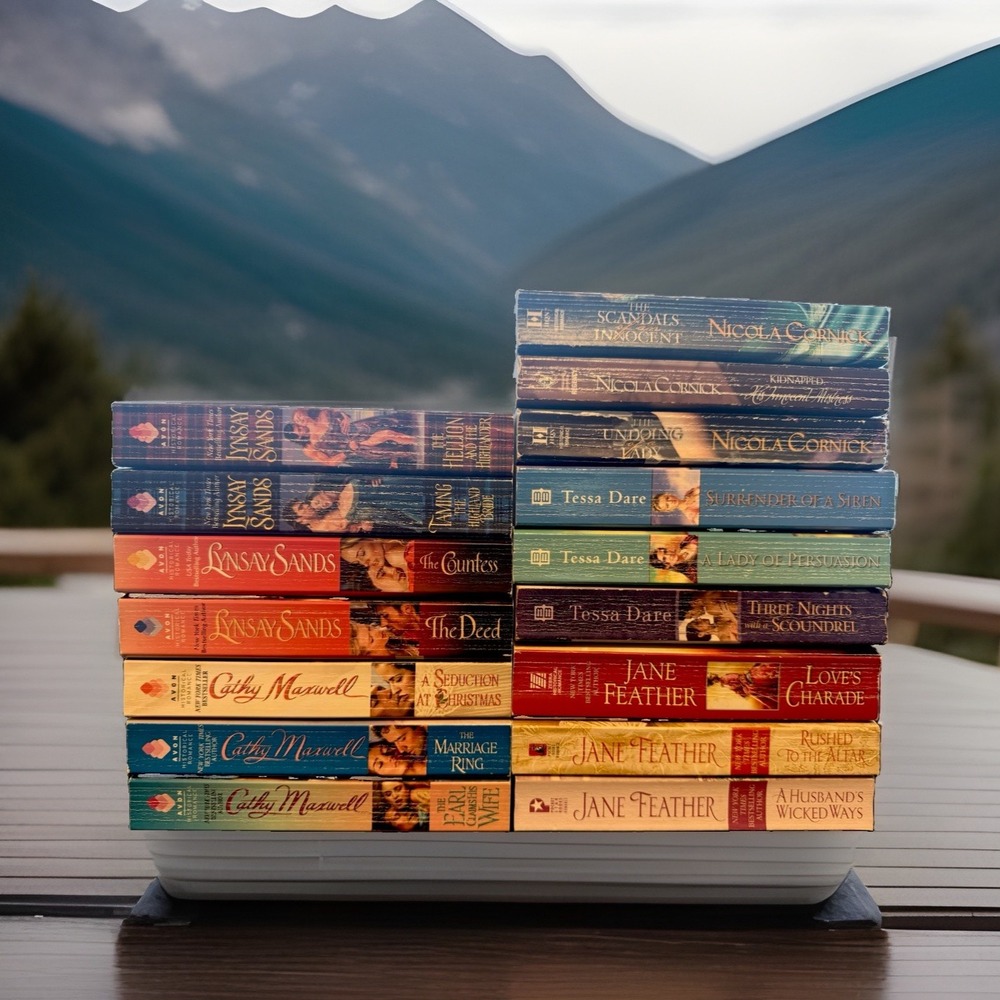 Lot of 16 Historical Romance Mass Market Paperbacks Mixed Authors Box Set (3)